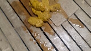 Floryn Poop In The Wooden Bed, ScatKings.com Scat Porn 16 ScatKings.com Scat Porn
