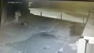 Girl caught shitting outside on CCTV, ScatKings.com Scat Porn 17 ScatKings.com Scat Porn