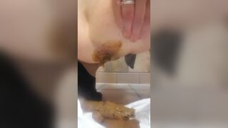 HOT MILF DROPS AMAZING SHITLOAD IN PUBLIC BATHROOM, ScatKings.com Scat Porn 14 ScatKings.com Scat Porn