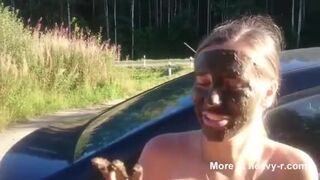 SHIT FACED ON THE SIDE OF THE ROAD, ScatKings.com Scat Porn 2 ScatKings.com Scat Porn