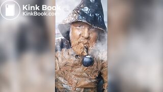 Smoking a pipe while being covered in my own shit, ScatKings.com Scat Porn 14 ScatKings.com Scat Porn